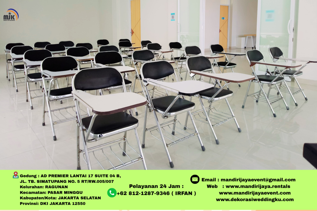Sewa Kursi Kuliah Stainless Elegan Stok Banyak Area Cikarang Bekasi