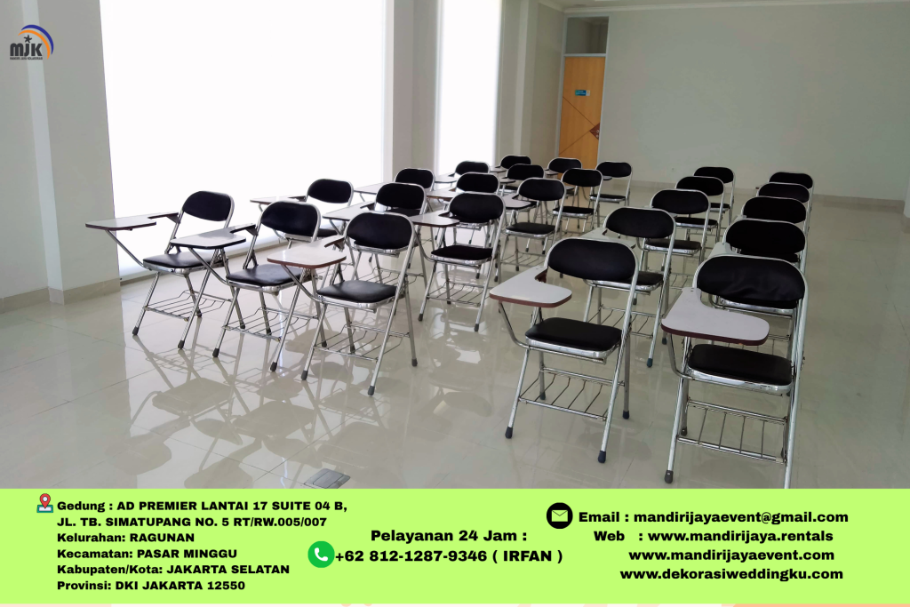 Sewa Kursi Kuliah Stainless Elegan Stok Banyak Area Cikarang Bekasi