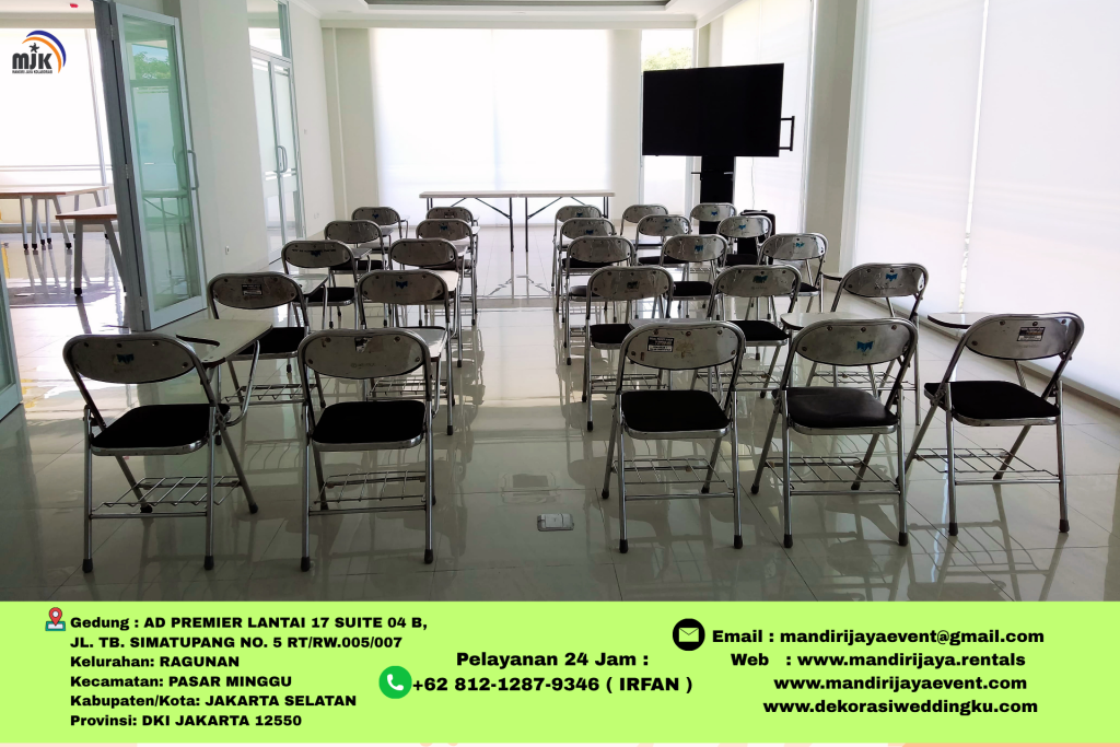 Sewa Kursi Kuliah Stainless Elegan Stok Banyak Area Cikarang Bekasi
