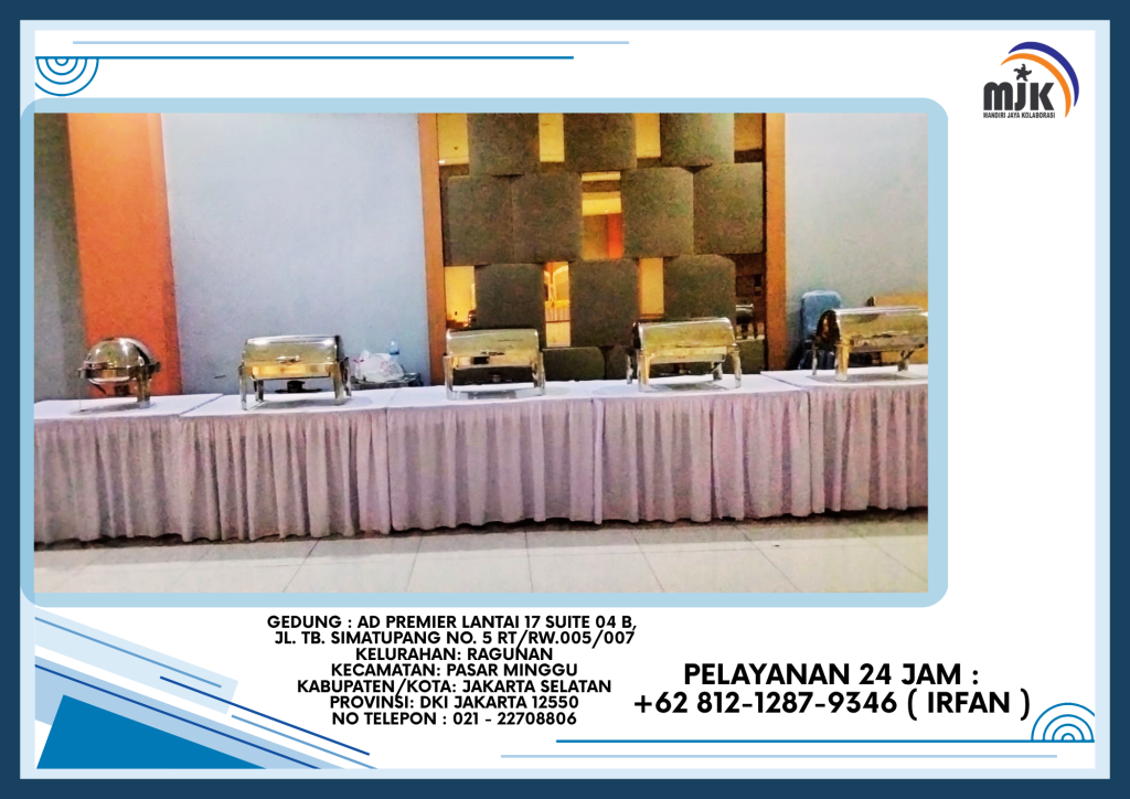 Sewa Meja Prasmanan Panjang Atau Buffet Dan Gubukan Jakarta