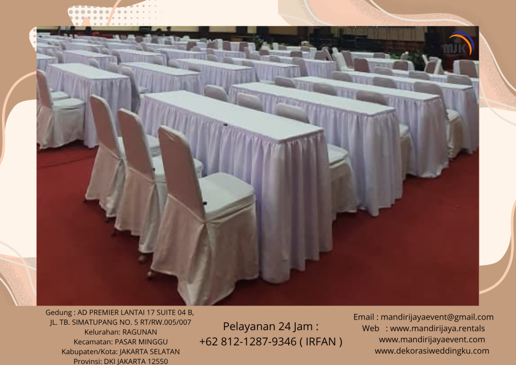 Sewa Meja, Sofa, Panggung Depok