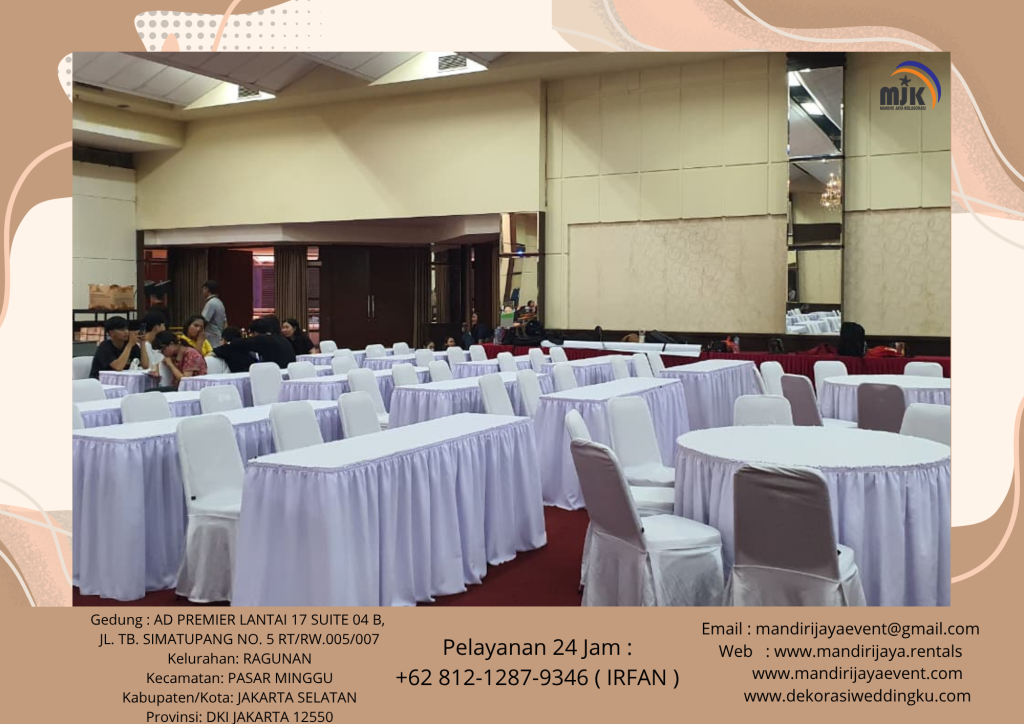 Sewa Meja, Sofa, Panggung Depok