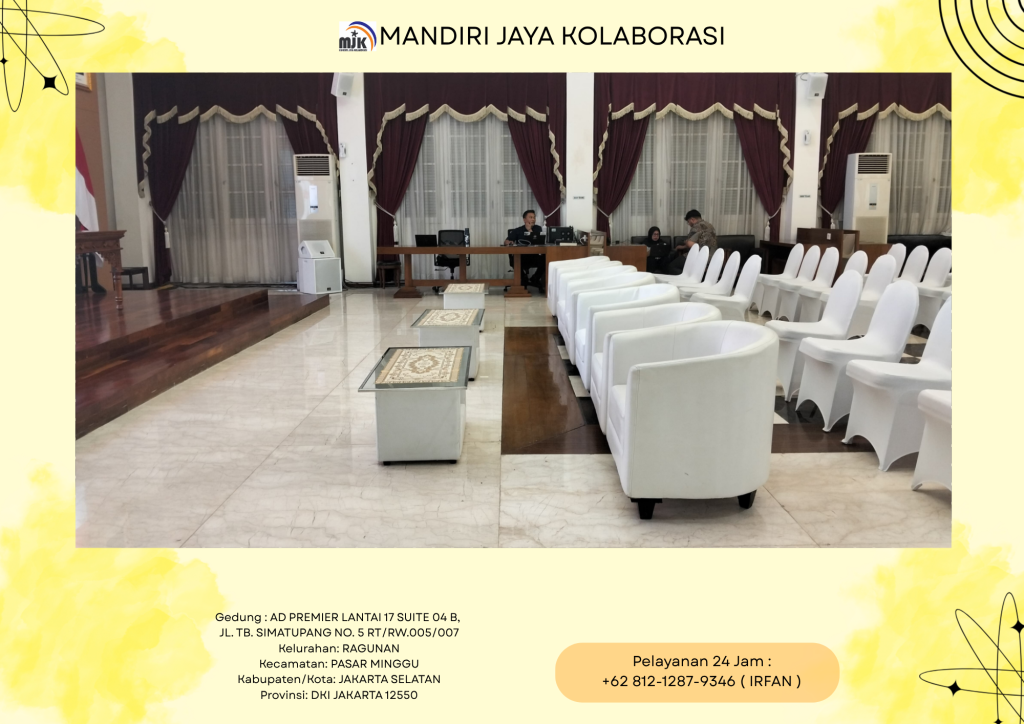 Pusat Sewa Sofa Oval Warna Putih Depok