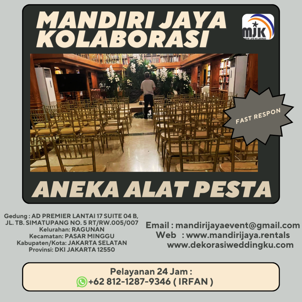 Rental Gold Tiffany Chairs Bogor
