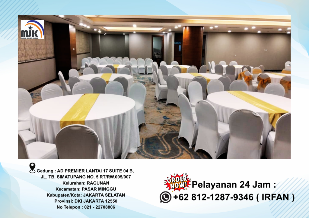 Rental Kursi Meja Event Lengkap Sarung Kursi Dan Taplak Jakarta