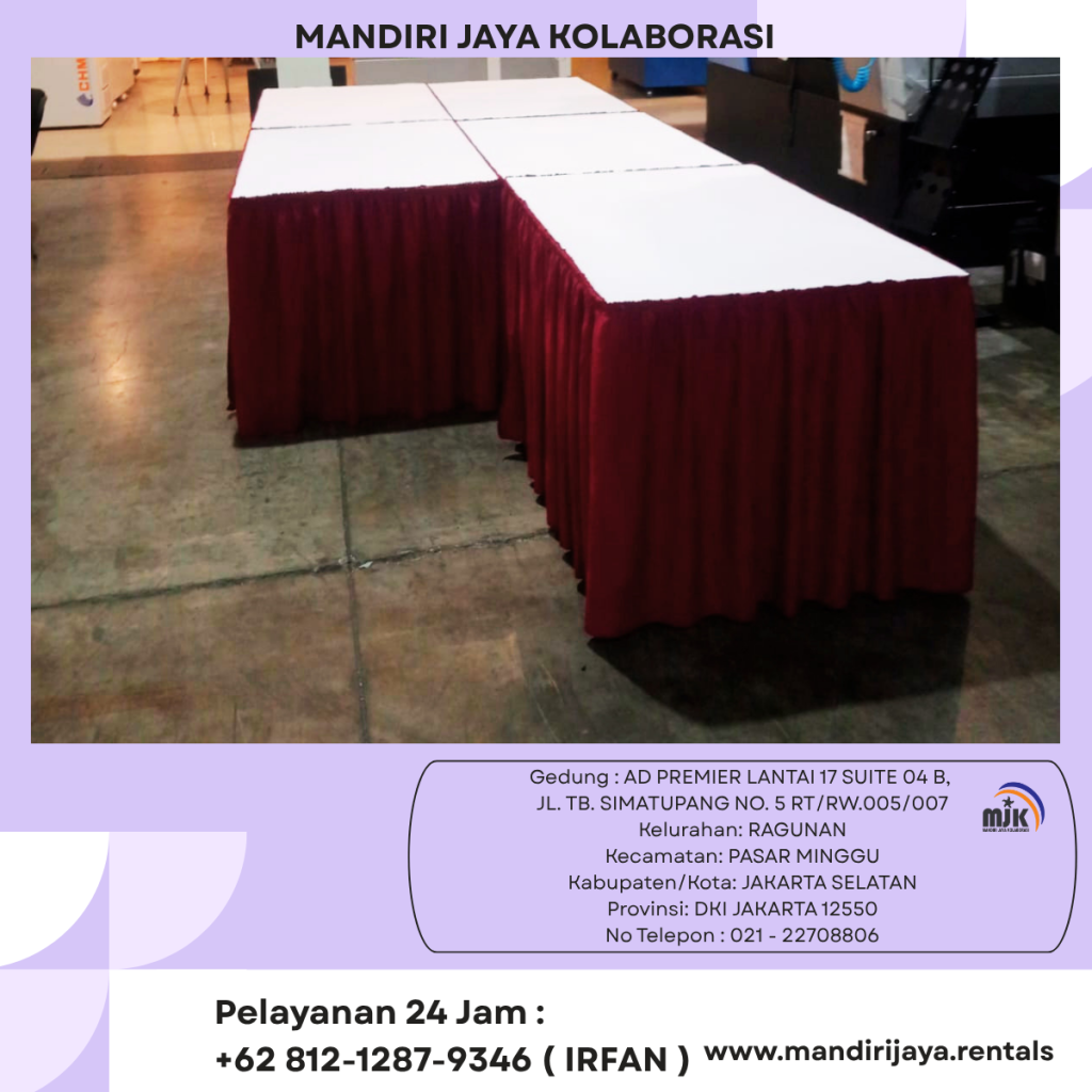 Rental Meja Kotak,Kursi Futura Event Di Jabodetabek Bekasi