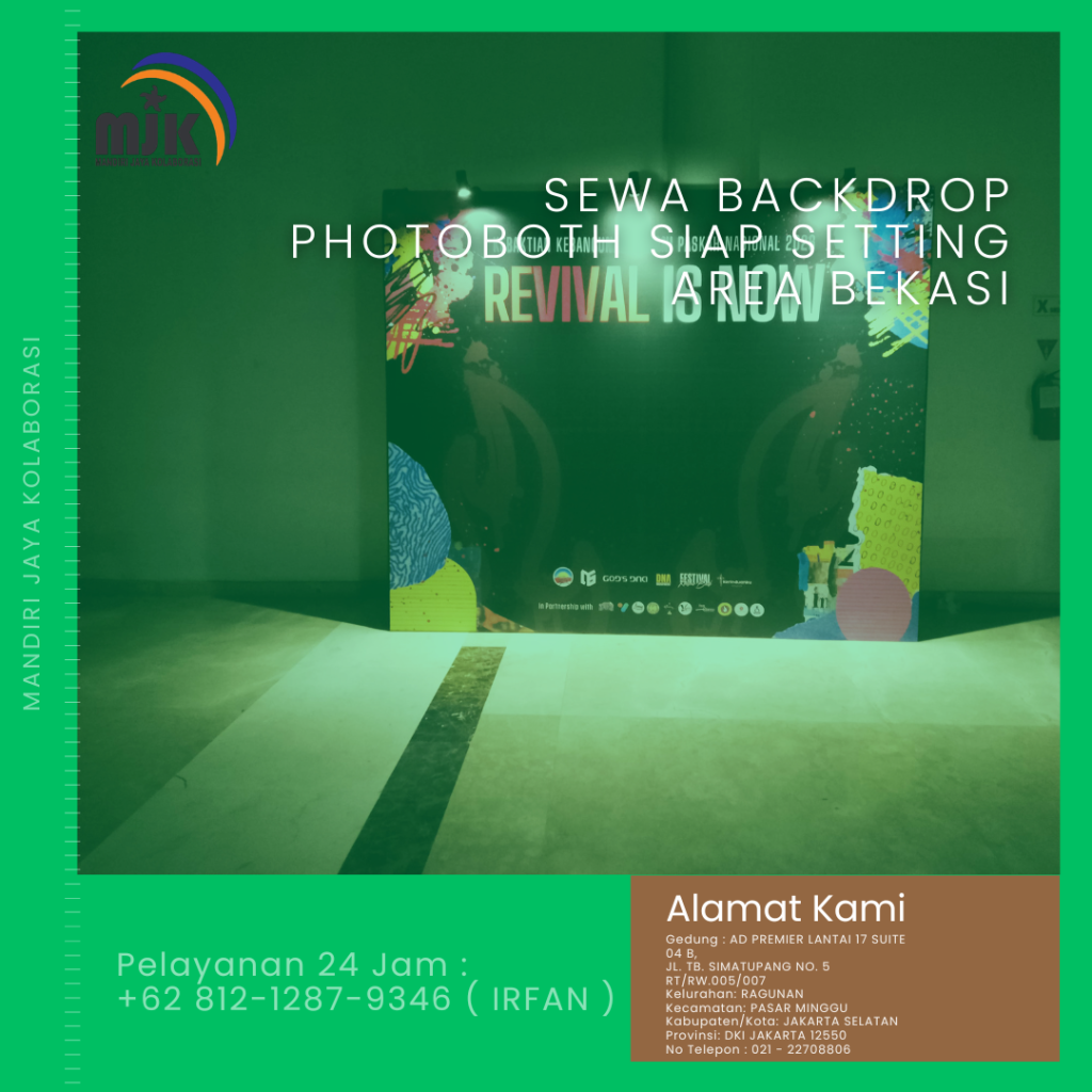 Sewa Backdrop Photoboth Siap Setting Area Bekasi