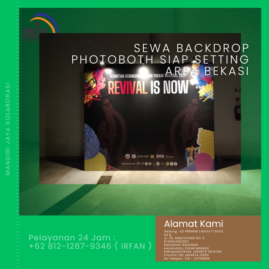 Sewa Backdrop Photoboth Siap Setting Area Bekasi