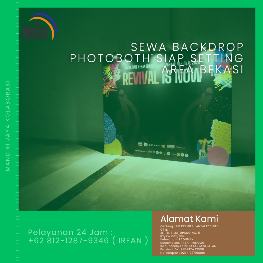 Sewa Backdrop Photoboth Siap Setting Area Bekasi