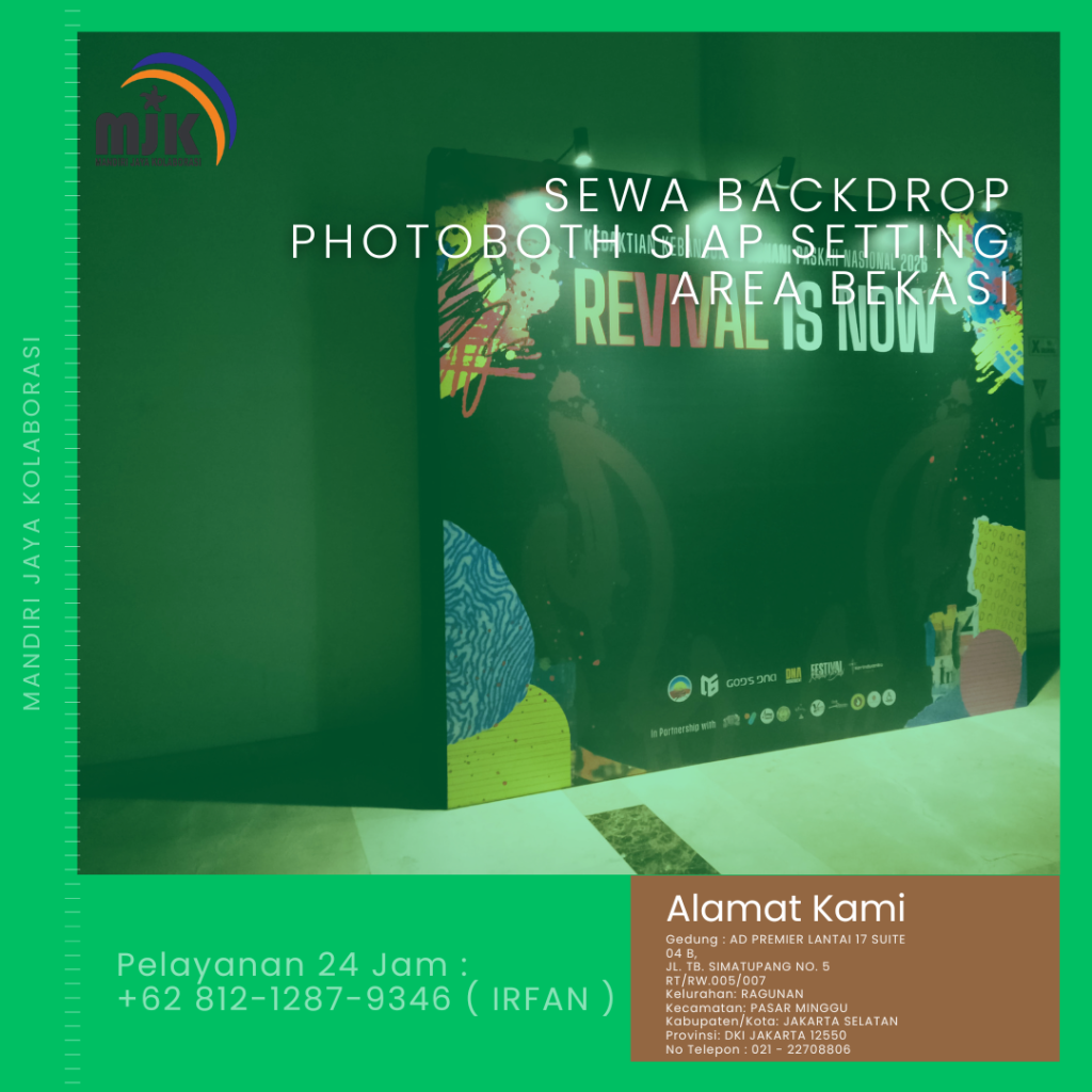 Sewa Backdrop Photoboth Siap Setting Area Bekasi