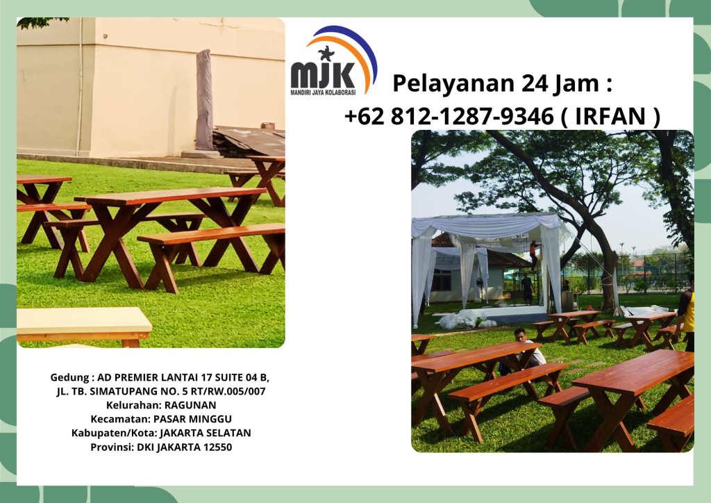 Sewa Kursi Dan Meja Taman Kaki Extra Bogor
