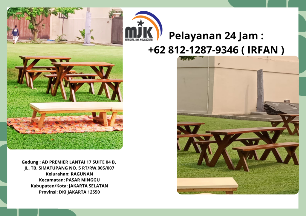 Sewa Kursi Dan Meja Taman Kaki Extra Bogor
