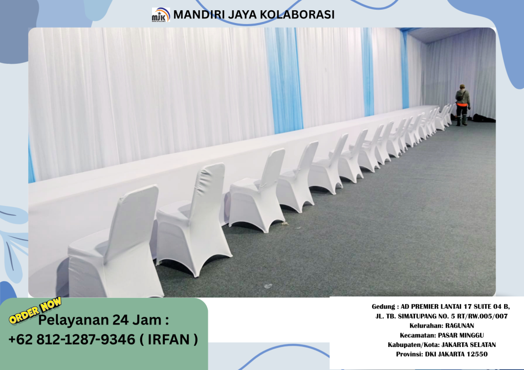 Sewa tenda Roder,Cross Back chairs event Seskoad bandung