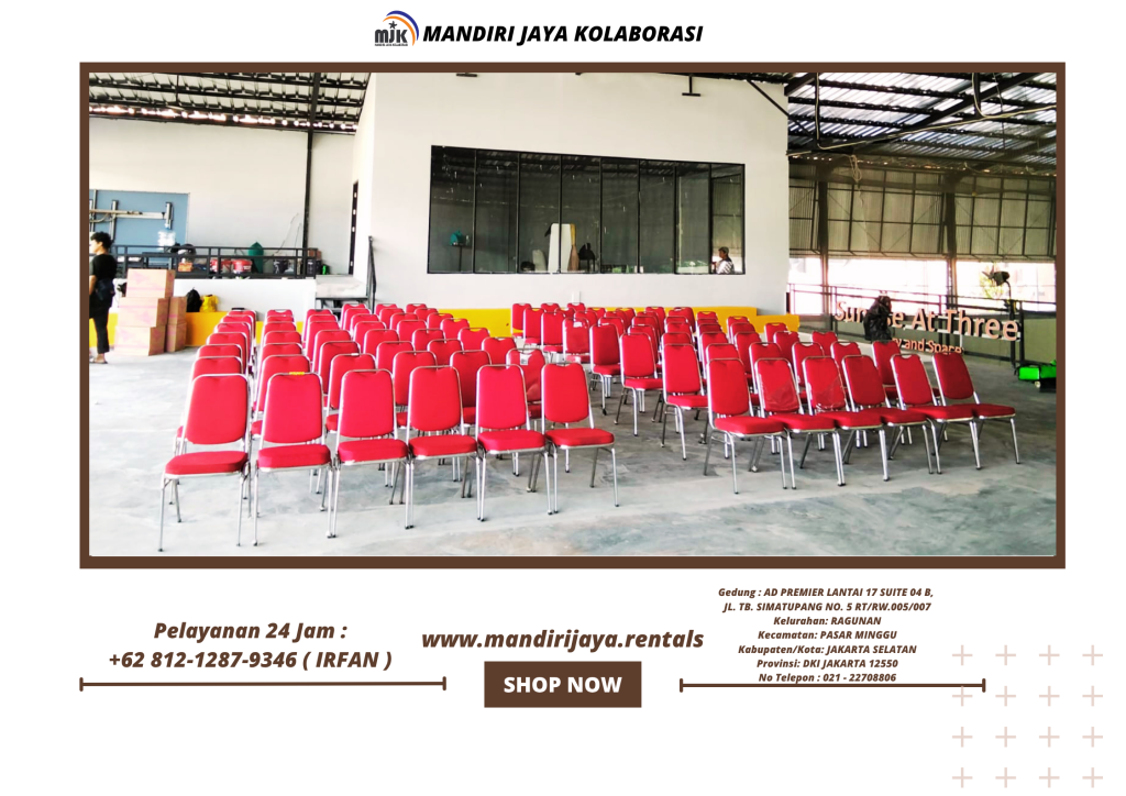 Jasa Sewa Kursi Futura Polos Stainless Daerah Jakarta