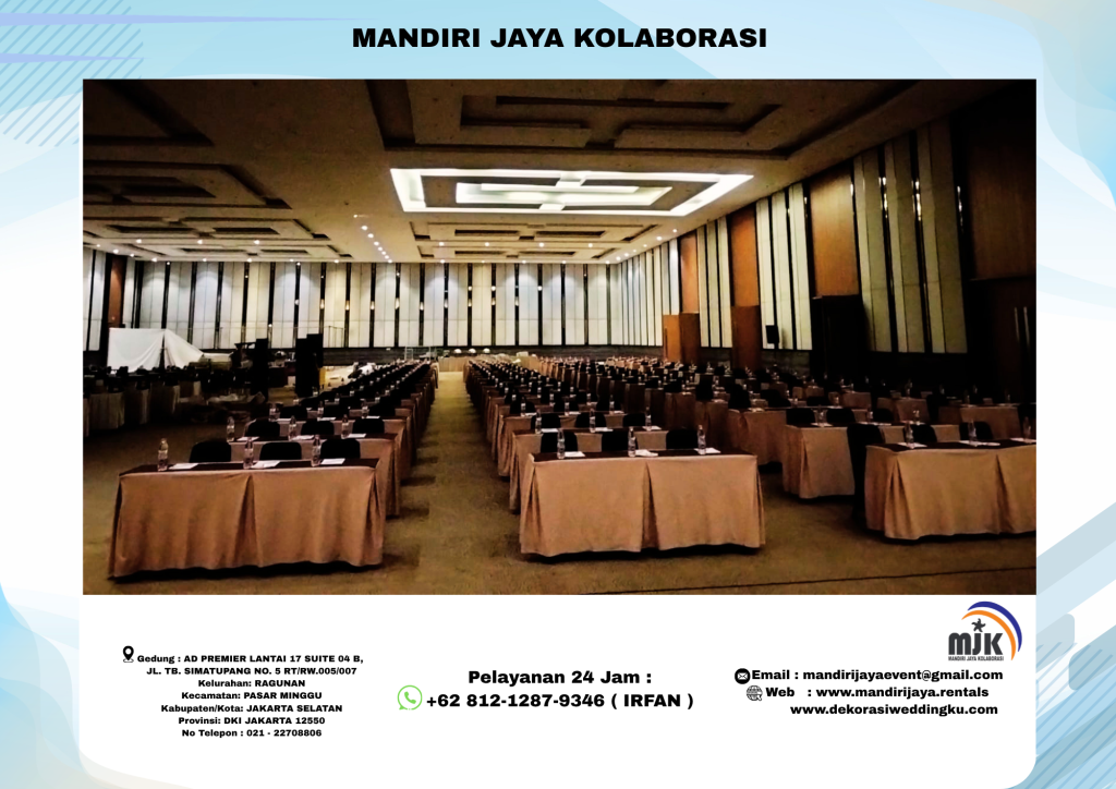 Jasa Sewa Meja Kotak, Kursi Futura Area Jakarta Utara