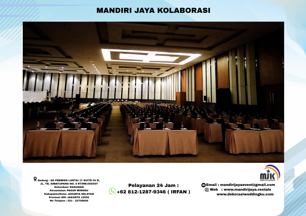 Jasa Sewa Meja Kotak, Kursi Futura Area Jakarta Utara