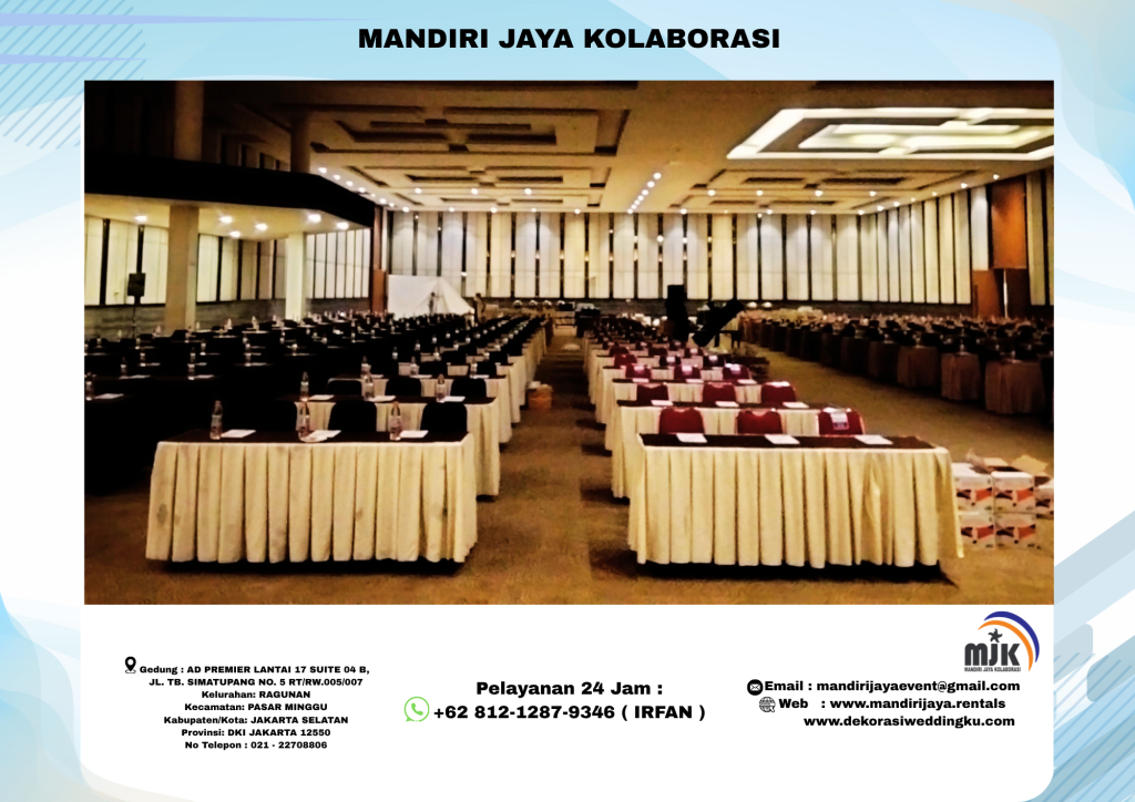 Jasa Sewa Meja Kotak, Kursi Futura Area Jakarta Utara