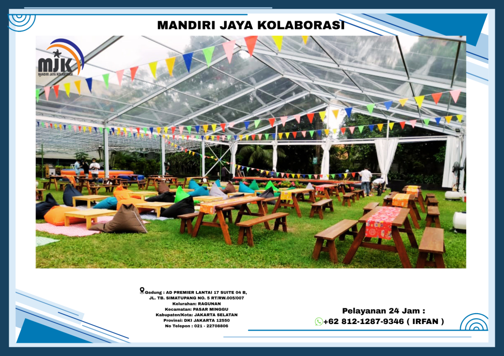 Rental Bangku,Meja Taman,Sewa Tenda Roder Bogor