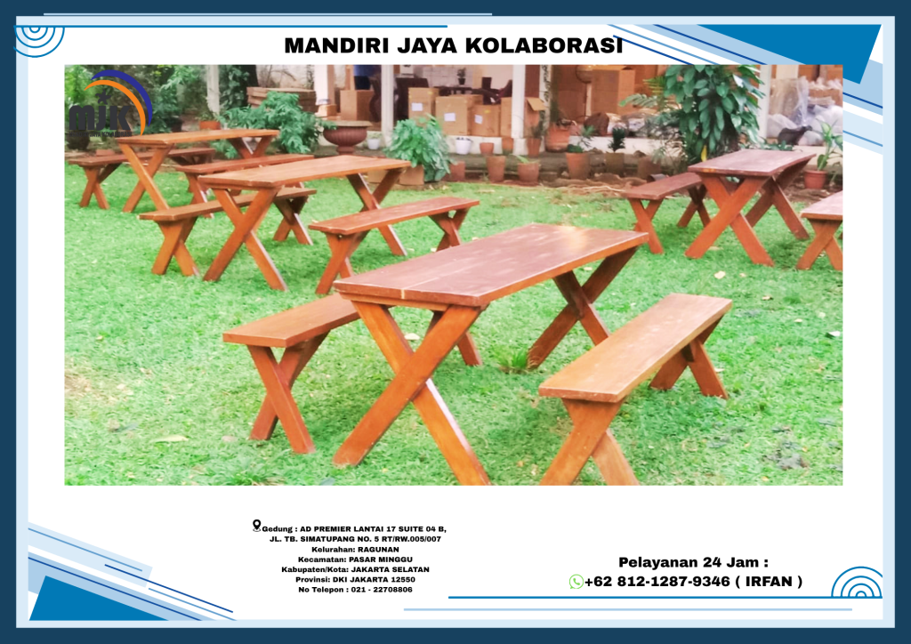 Rental Bangku,Meja Taman,Sewa Tenda Roder Bogor