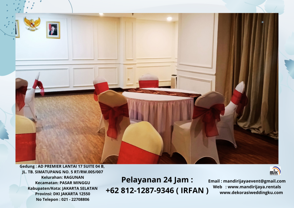 Rental Meja,Kursi Event Plus Cover Bersih Tangerang