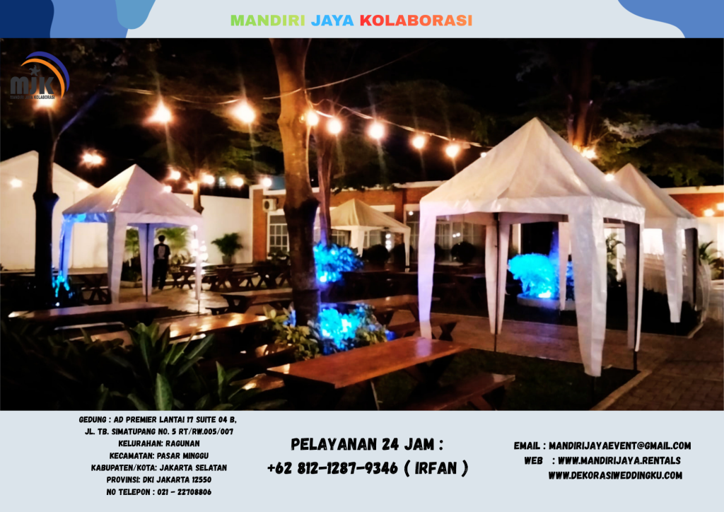 Rental Tenda Bazar,Tenda Kerucut,Tenda Roder Depok