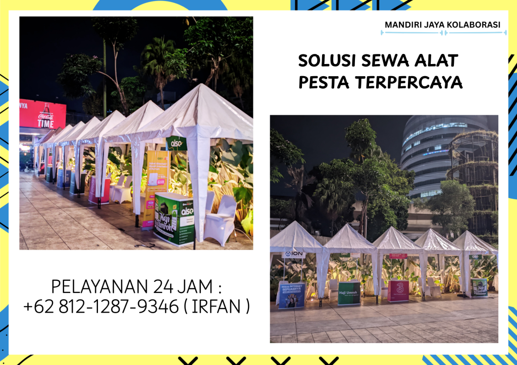 Rental Tenda Bazar,Traffic Cone, Meja Jakarta