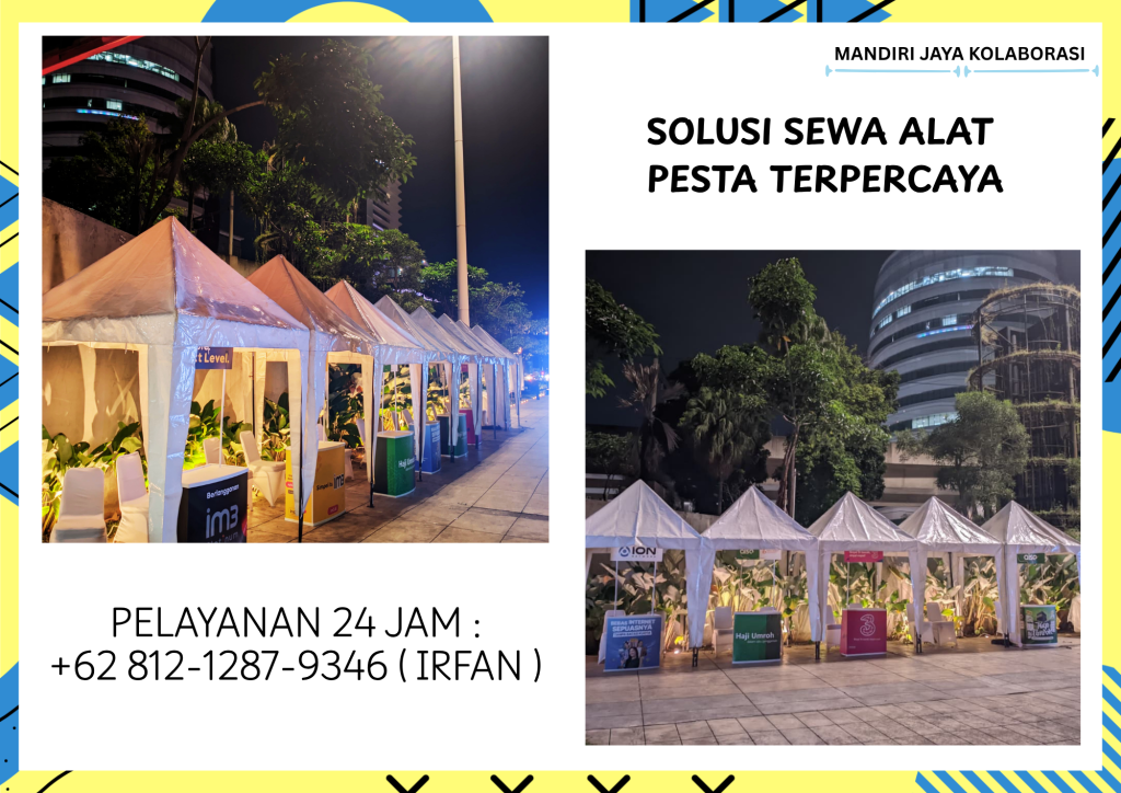 Rental Tenda Bazar,Traffic Cone, Meja Jakarta