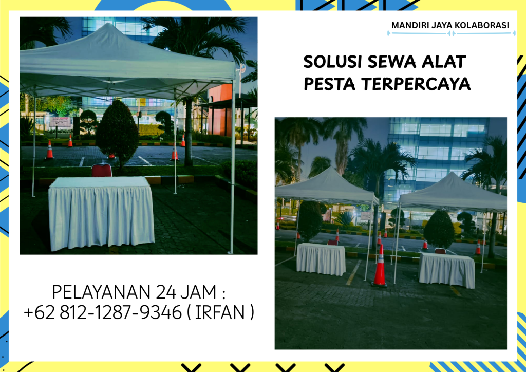 Rental Tenda Bazar,Traffic Cone, Meja Jakarta