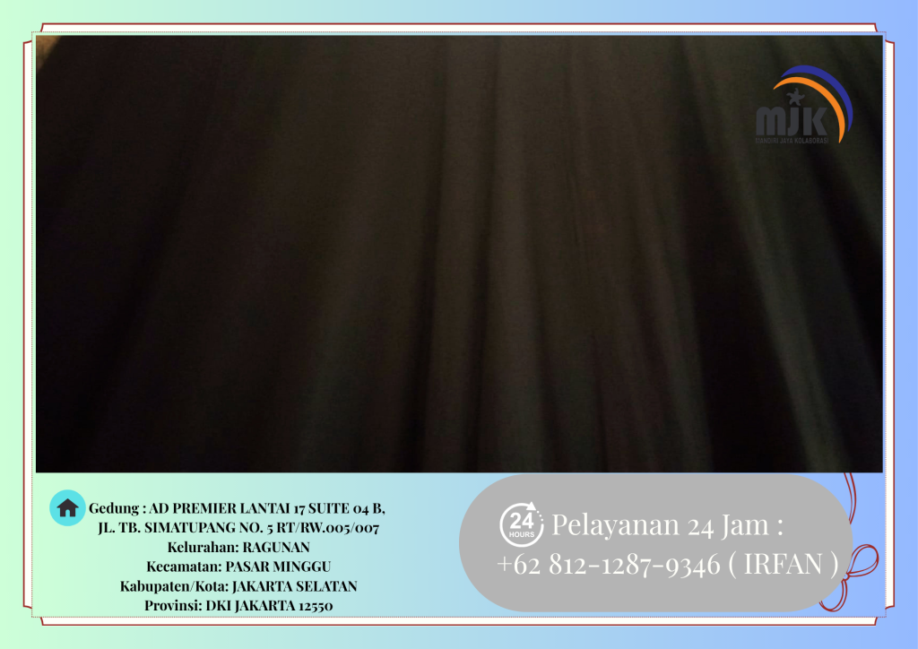 Rental Tirai Lotto Hitam Bogor