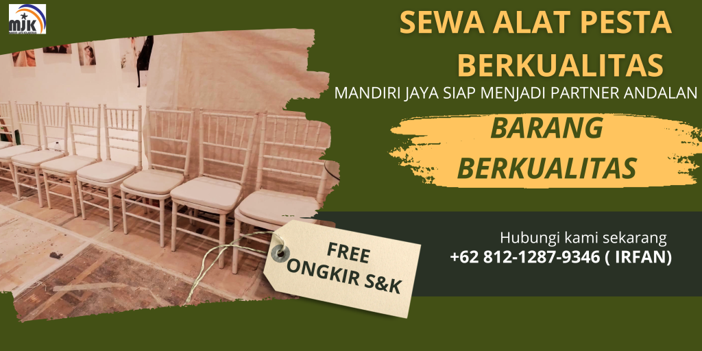 Sewa Kursi Tiffany VIP Acrylic Dan Kayu Area Jakarta
