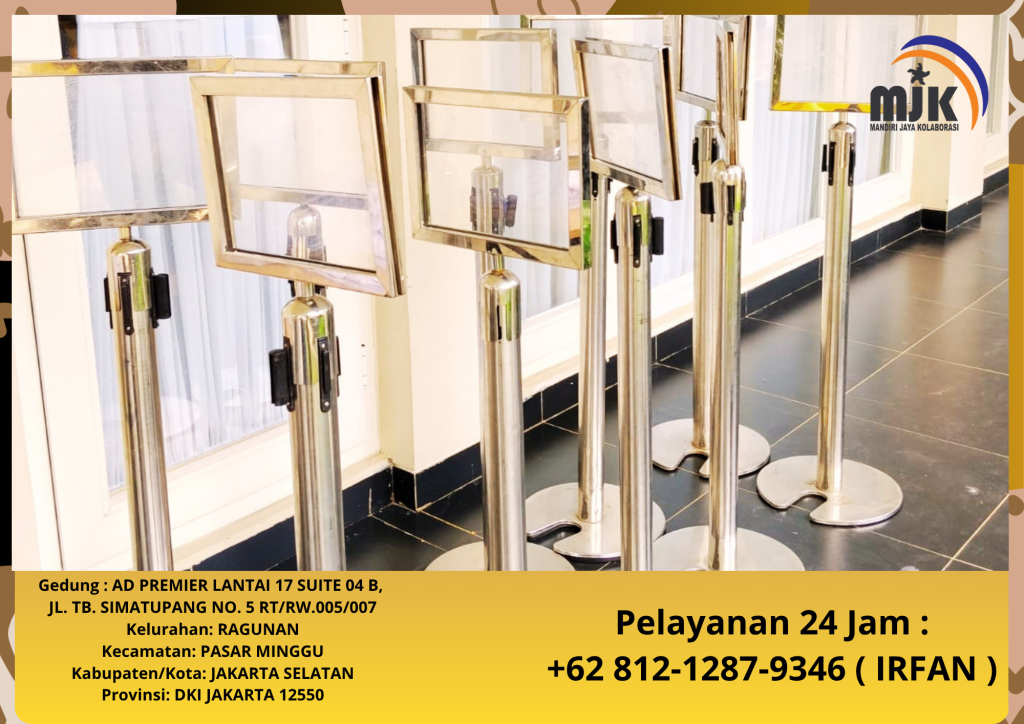 Sewa Meja Ibm Dan Sign out Stainless Type Landscape Jakarta