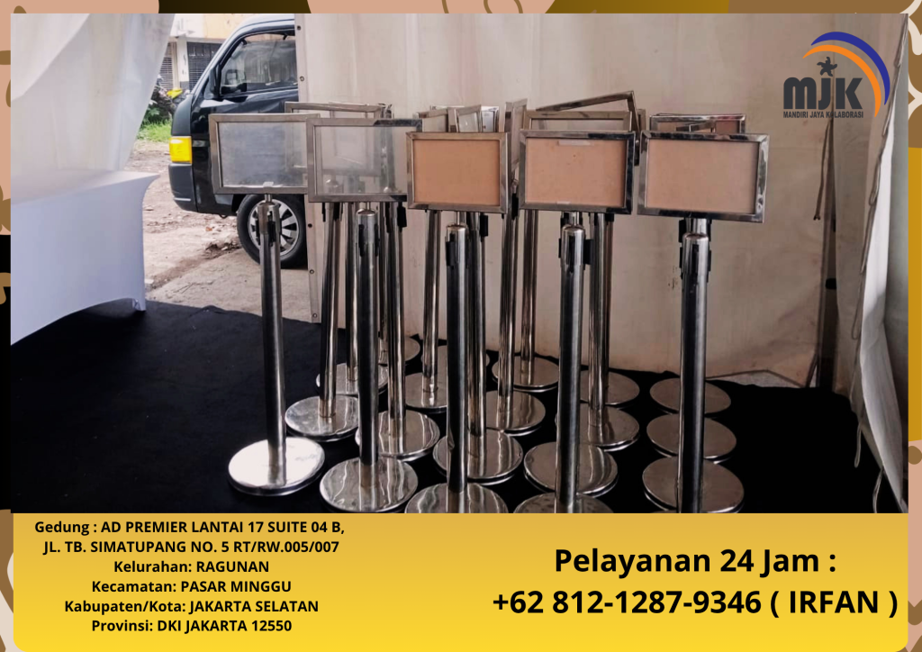 Sewa Meja Ibm Dan Sign out Stainless Type Landscape Jakarta