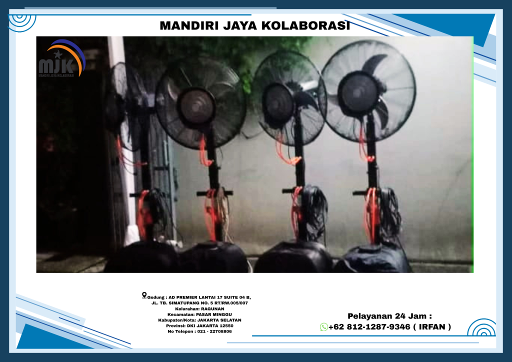 Sewa Misty Fan,Sewa meja,Kursi,Tenda Cibitung Bekasi