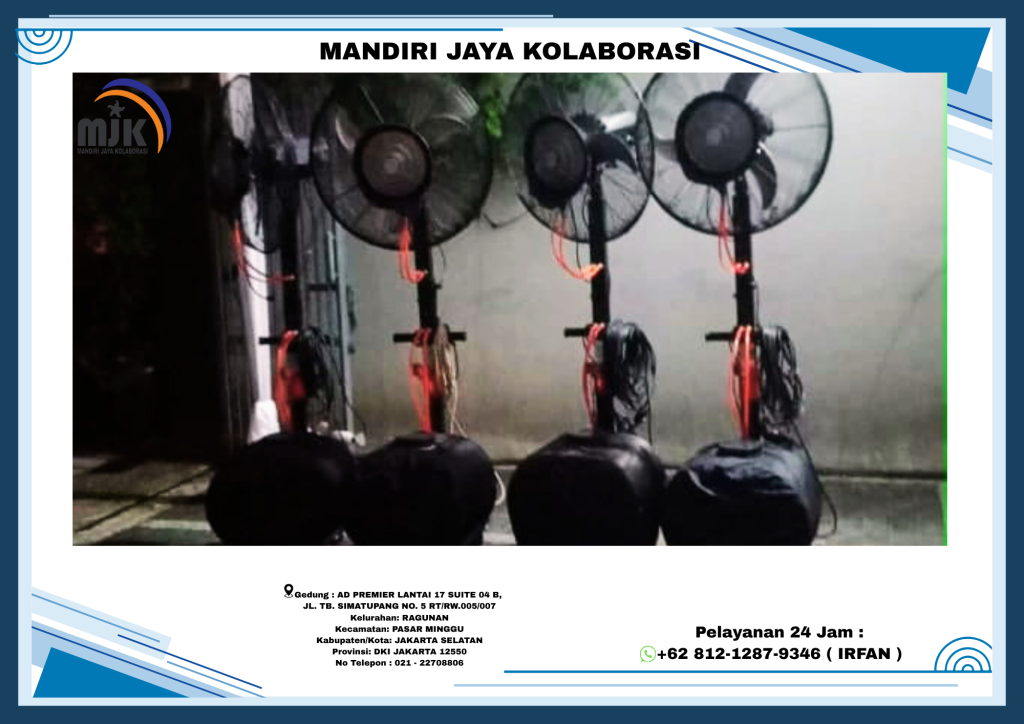 Sewa Misty Fan,Sewa meja,Kursi,Tenda Cibitung Bekasi