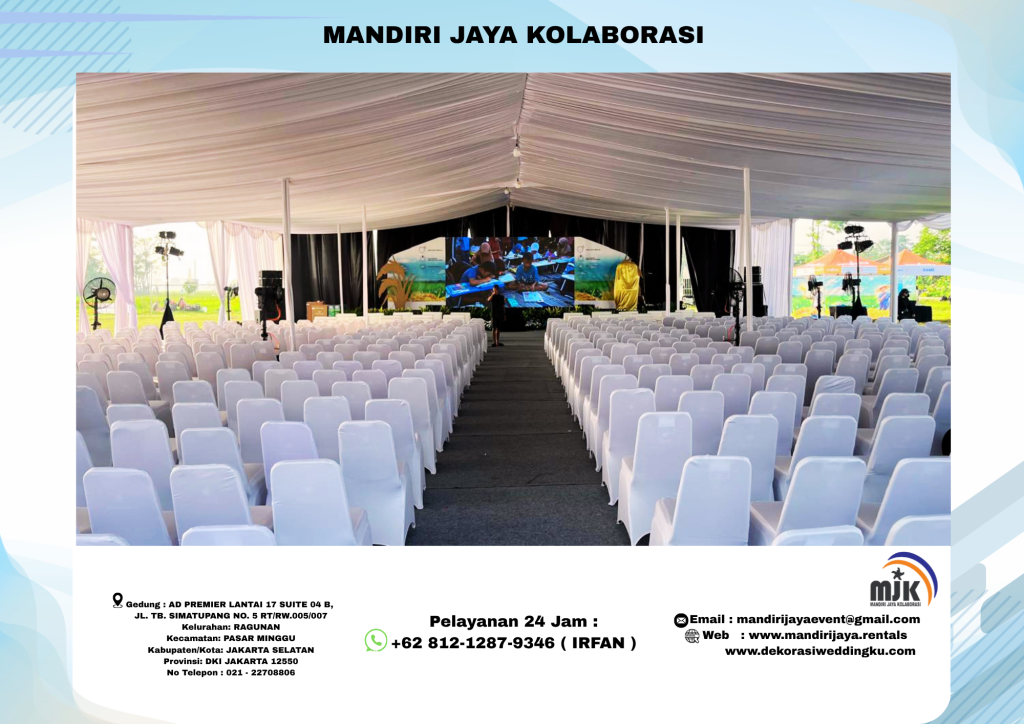 Sewa Tenda Serut,Meja VIP Kaca VIP,Sofa Area Bekasi
