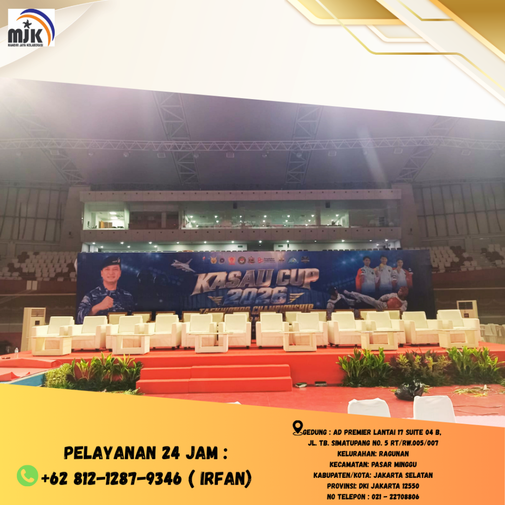 Jasa Sewa Sofa Kotak warna Putih dan Hitam Jakarta