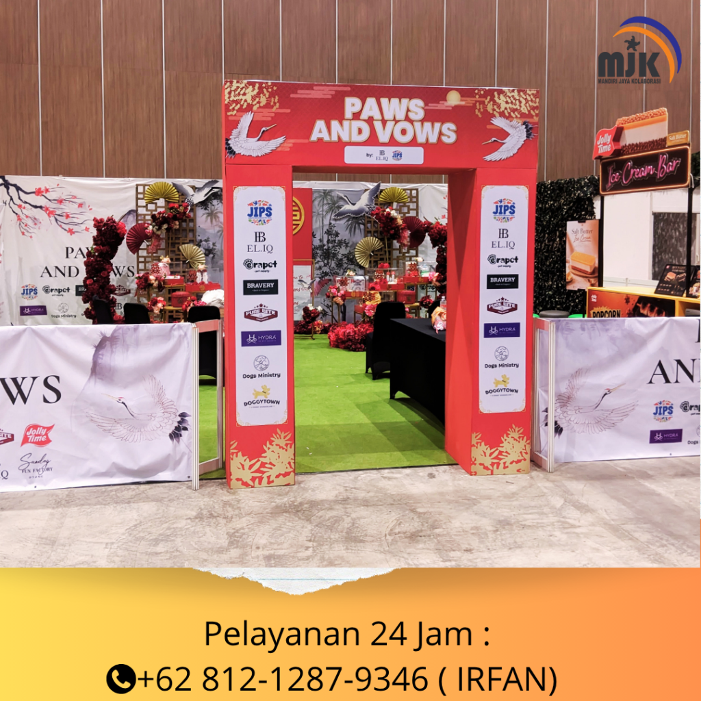 Rental Backdrop Photoboth Sportlight, Gate Custom PIK 2
