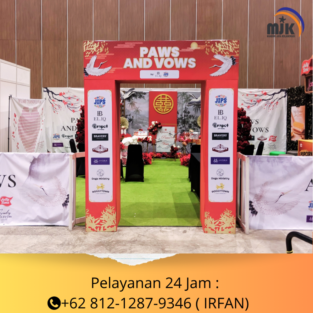 Rental Backdrop Photoboth Sportlight, Gate Custom PIK 2