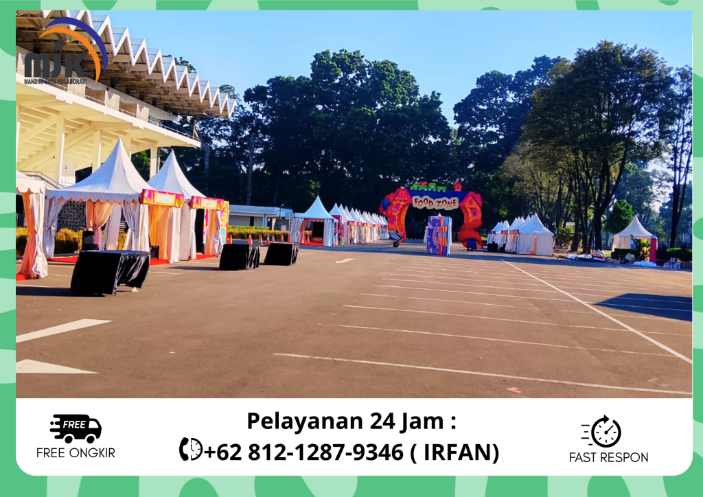 Rental Tenda Cafe Atau Tenda bazar Atap Putih Bogor