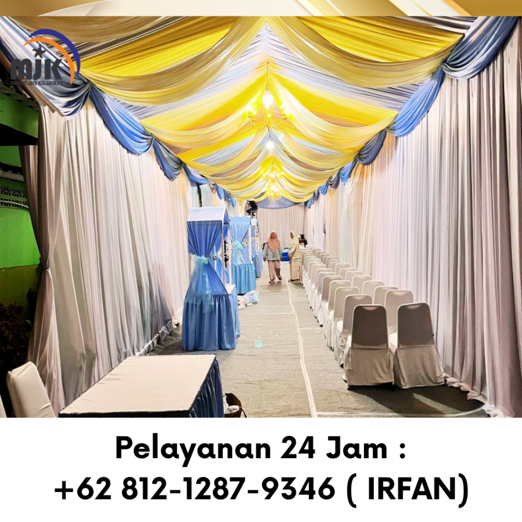 Rental Tenda Dekorasi Serut ,Modifikasi area Jakarta