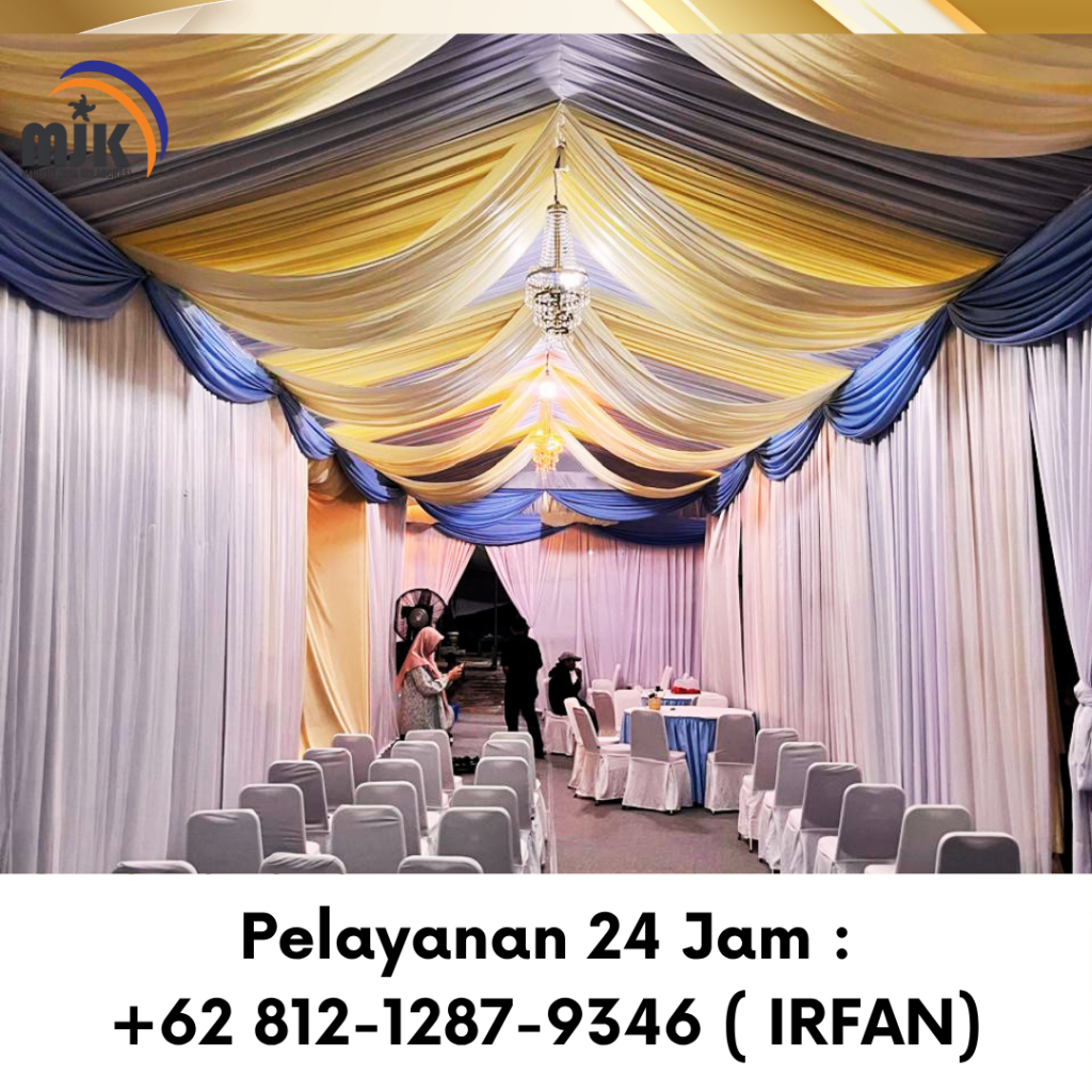 Rental Tenda Dekorasi Serut ,Modifikasi area Jakarta