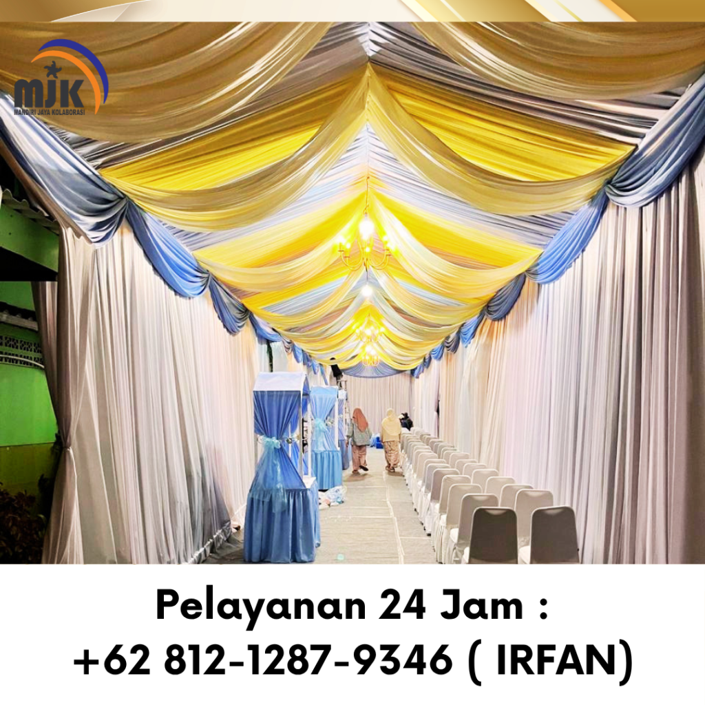 Rental Tenda Dekorasi Serut ,Modifikasi area Jakarta