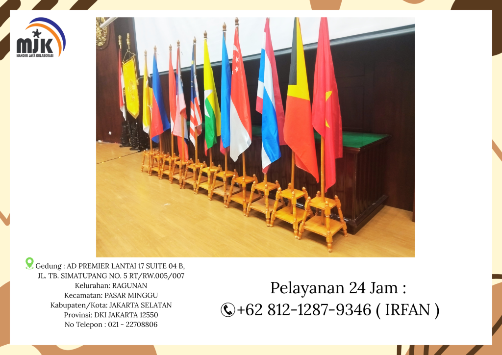 Rental Tiang Bendera Kayu Dan Tiang Bendera Stainless Jakarta