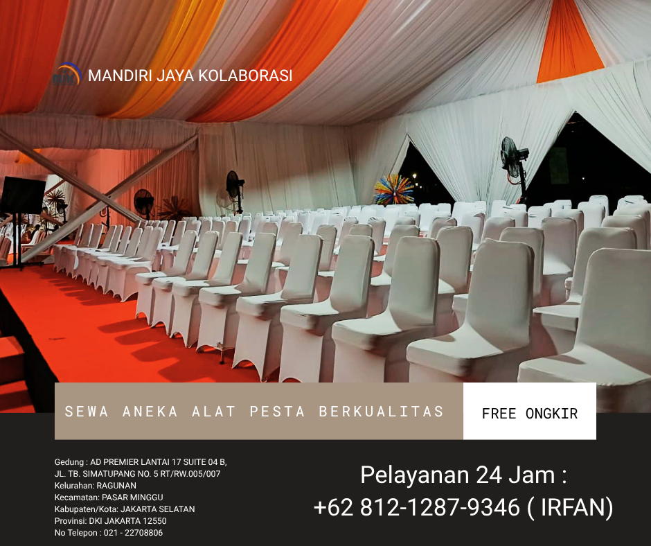 Sewa Kursi Event Stainless Susun Silang Monas Jakarta