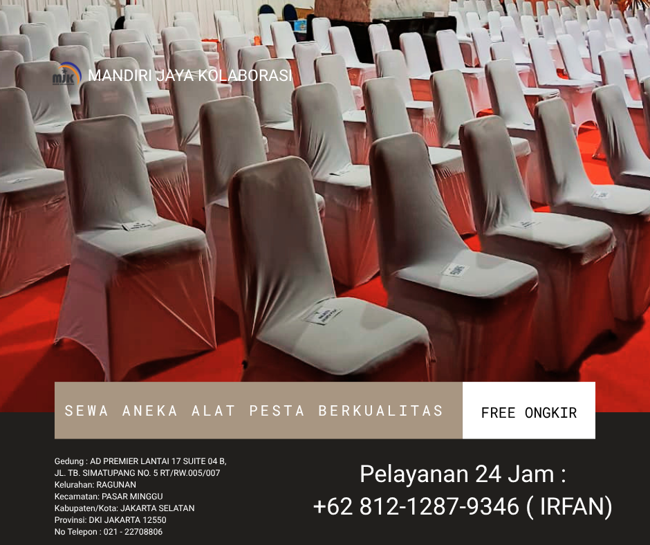 Sewa Kursi Event Stainless Susun Silang Monas Jakarta