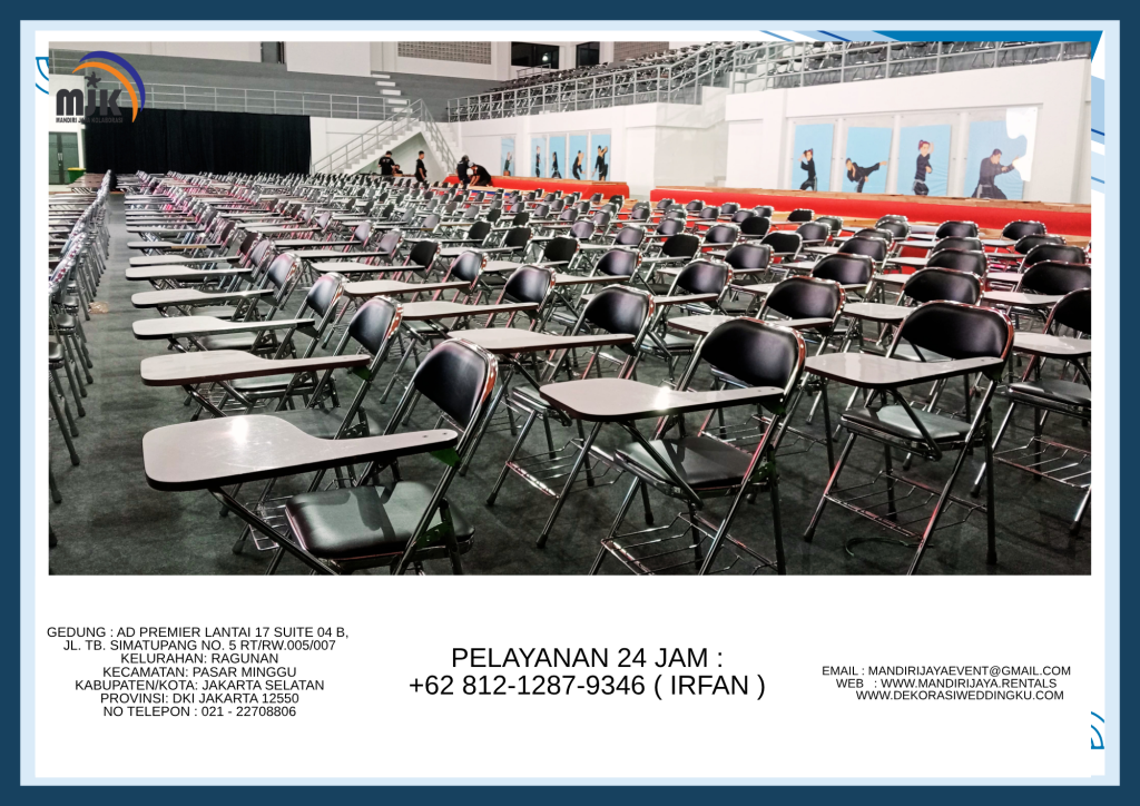 Sewa Kursi Stainless Type Kursi Kuliah Lipat Jakarta
