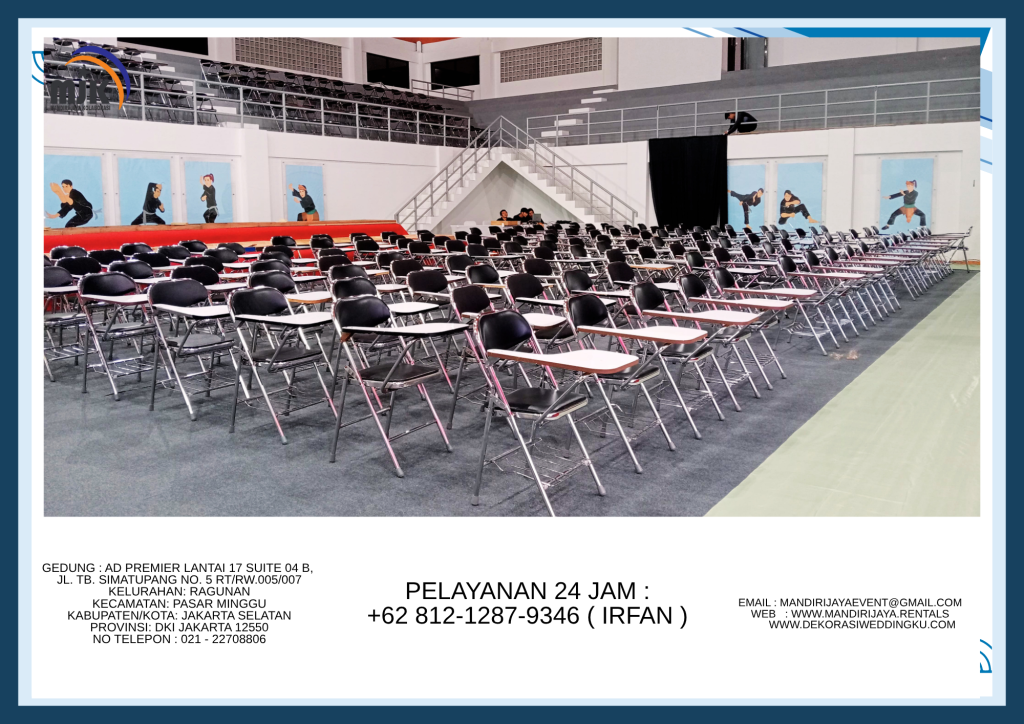 Sewa Kursi Stainless Type Kursi Kuliah Lipat Jakarta