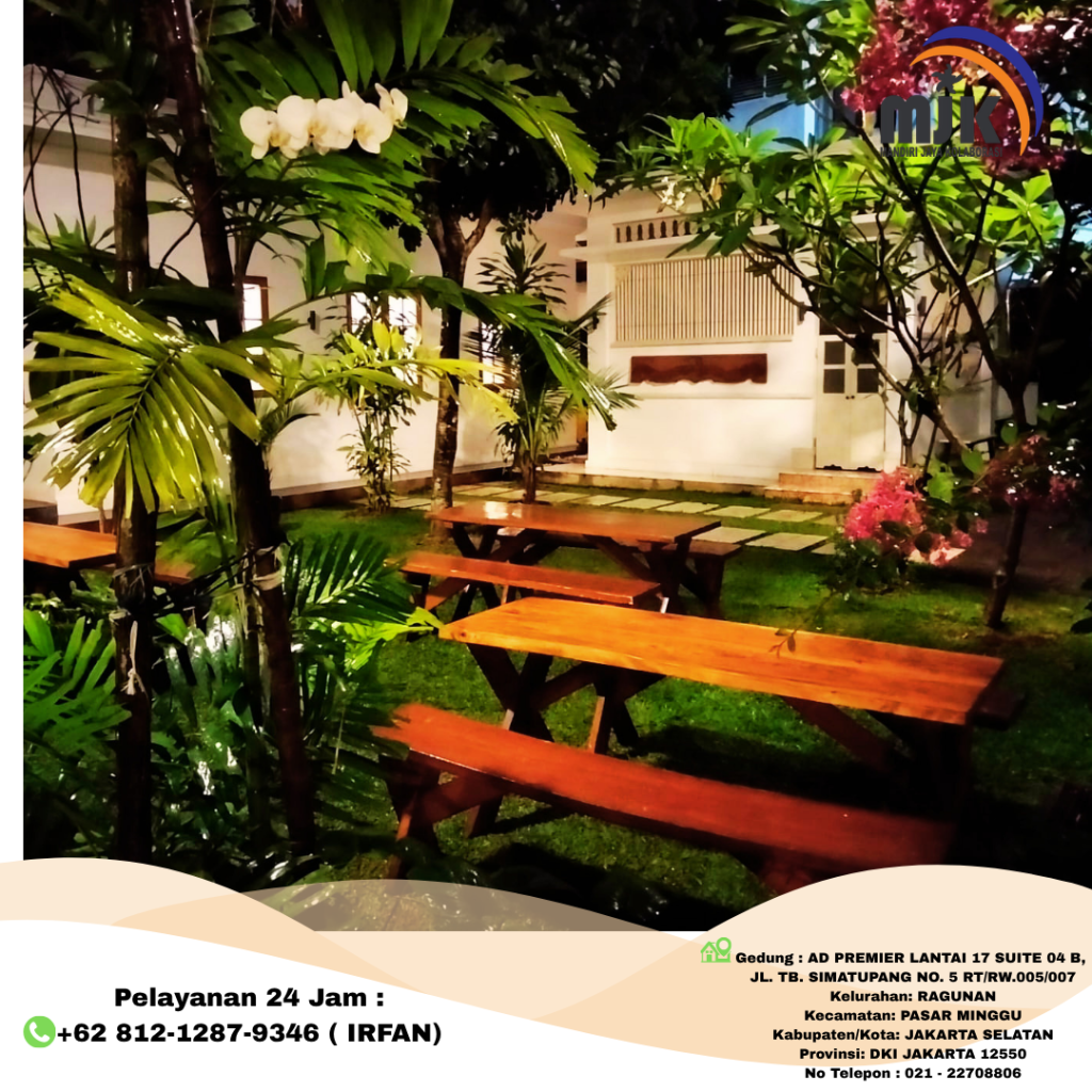 Sewa Meja,Bangku Taman Kaki Silang Tangsel
