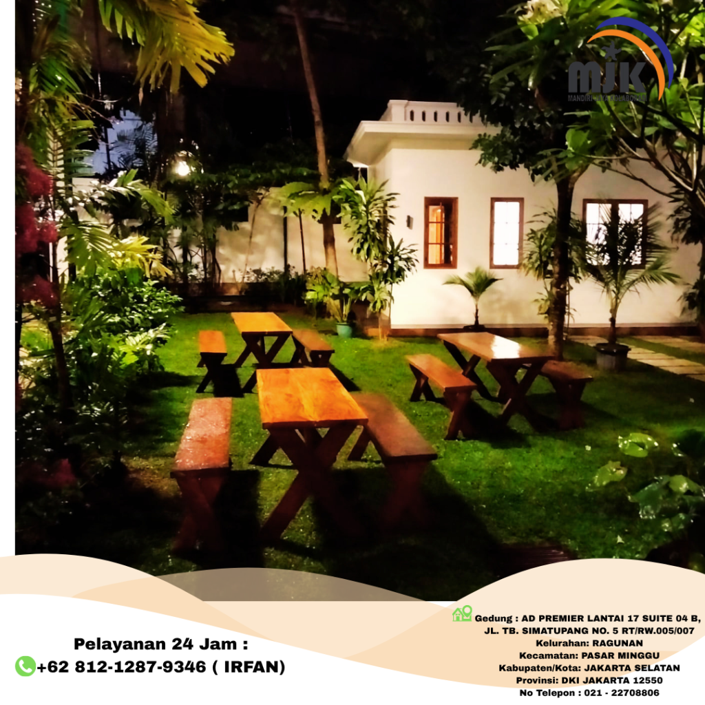 Sewa Meja,Bangku Taman Kaki Silang Tangsel