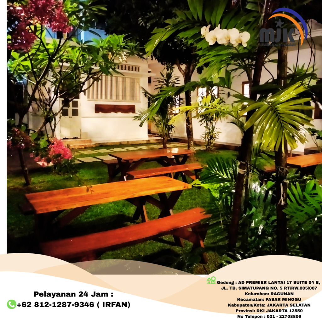 Sewa Meja,Bangku Taman Kaki Silang Tangsel